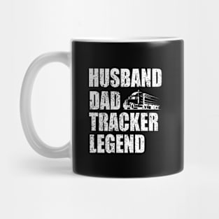 Husband Dad Tracker Legend Mug